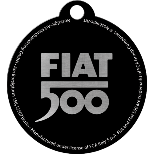 Schlüsselanhänger - Fiat 500 - Tacho