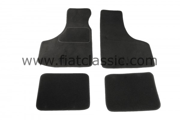 Fußmatten (Set) schwarz Fiat 126 - Fiat 500 - Fiat 600