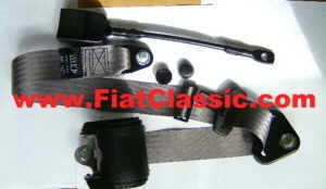 3-Punkt Sicherheitsgurt vorne schwarz Fiat 500 - Fiat 126 (1. Serie) - Fiat  600