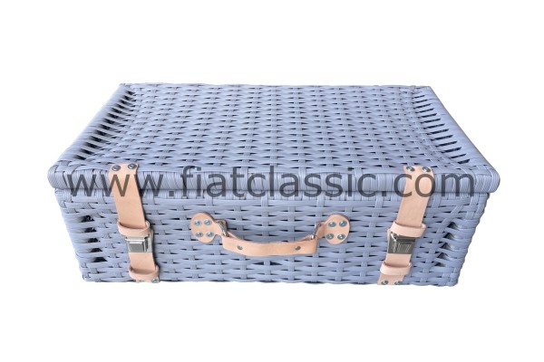 Suitcase / picnic basket woven plastic Fiat 126 - Fiat 500 - Fiat 600